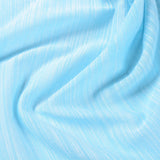 Light Blue Heathered-Marl Jersey Knit, Poly-Viscose — photo 2