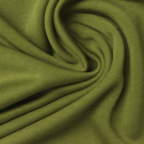French Terry Fabric, 390 gsm, 170 cm — Green