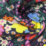 Pink Bold-Floral Jersey Knit, Cotton — photo 2