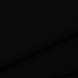 Brushed Polyester Peachskin Fabric, 150 gsm — Black — photo 2