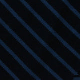 Dark Blue Horizontal-Stripe Interlock Knit, Cotton — photo 2