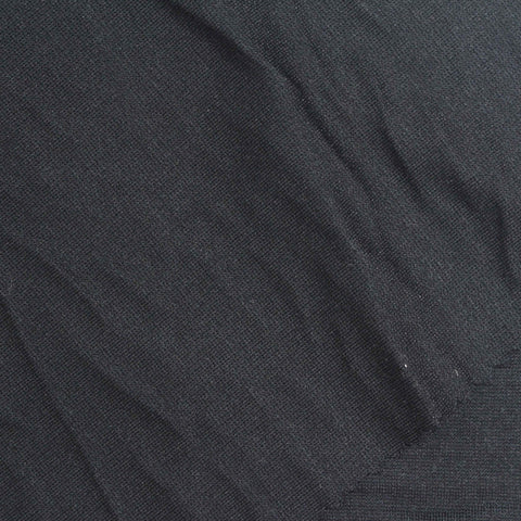 Viscose Nylon Stretch Ponte Knit Fabric, 320 gsm, 165 cm — Grey
