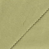 Cotton Stretch Rib Knit Fabric, 246 gsm, 188 cm — Khaki — photo 2