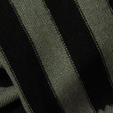 Black Horizontal-Stripe Jersey Knit, Viscose-Poly — photo 2