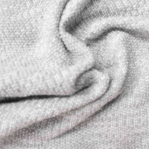Light Grey Marl Chunky Knit, Polyester, 347 gsm