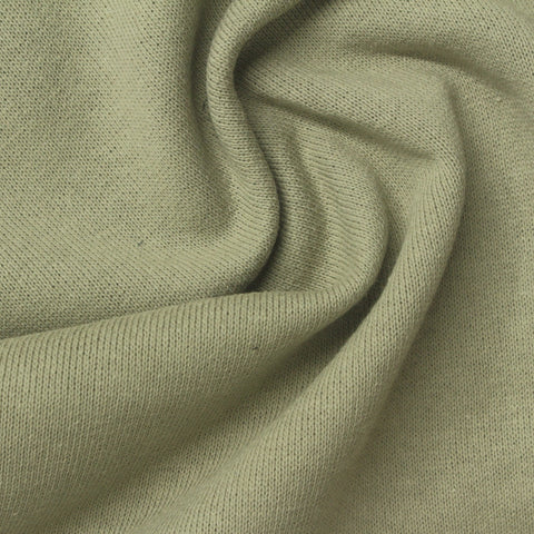 100% Cotton French Terry Fabric, 392 gsm, 164 cm — Khaki