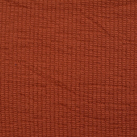 Striped Viscose Stretch Knit Fabric, 211 gsm — Red