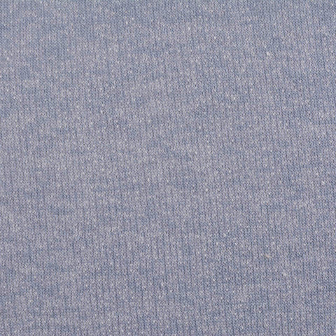 Light Blue Marl French Terry, Cotton-Poly, 241 gsm