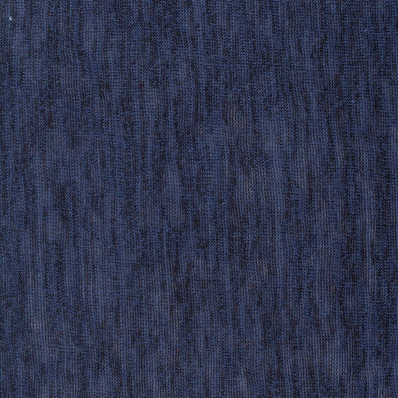Dark Blue Marl Jersey Knit, Polyester, 165 gsm