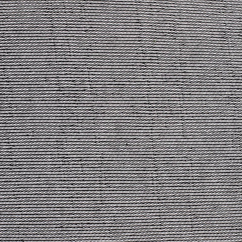 Dark Grey Horizontal-Stripe Chunky Knit, Polyester, 247 gsm