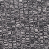 Dark Grey Heathered-Marl Rib Knit, Poly-Viscose — texture