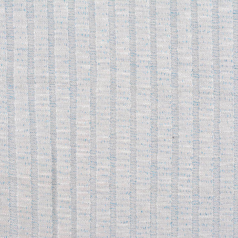 Light Blue Marl Rib Knit, Viscose-Poly, 226 gsm