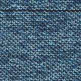 Dark Blue Horizontal-Stripe Chunky Knit, Polyester