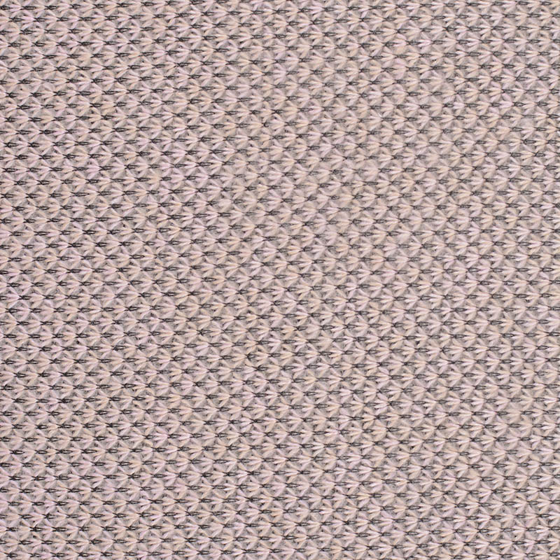 Light Beige Geometric Interlock Knit, Polyester
