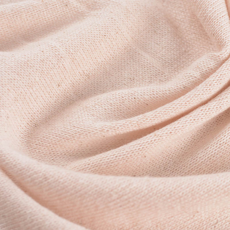 Polyester Cotton Blend Jersey Knit Fabric, 223 gsm — Pink
