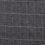 Grey Check Interlock Knit, Polyester
