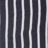 Charcoal Vertical-Stripe Rib Knit, Cotton-Poly
