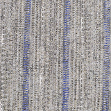 Blue Vertical-Stripe Chunky Knit, Poly-Viscose — texture