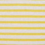 Yellow Horizontal-Stripe Knit, Poly-Linen