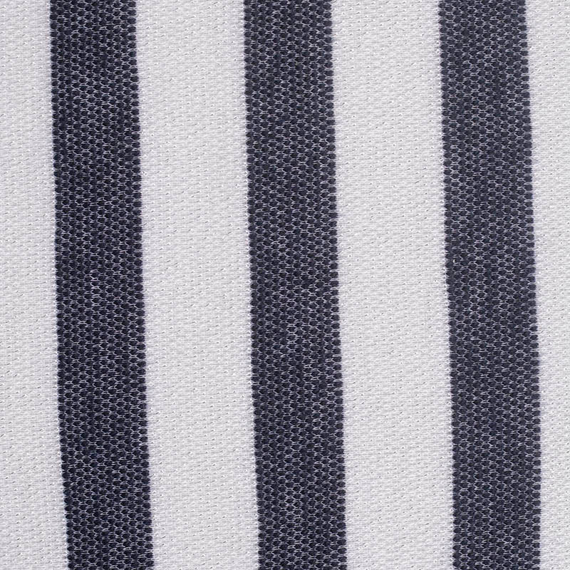 Black Stripe Chunky Knit, Polyester, 193 gsm