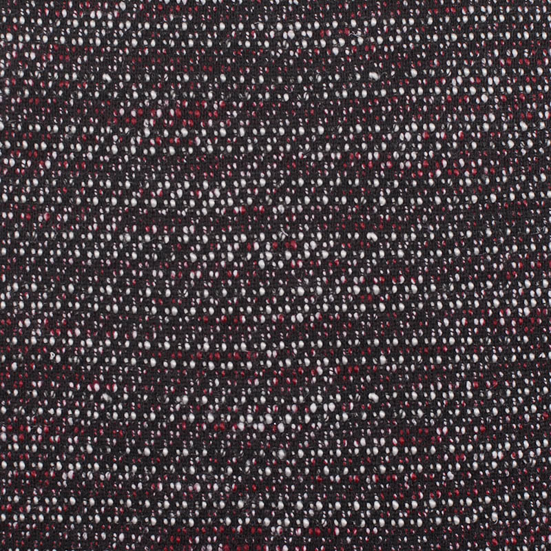 Red Marl Chunky Knit, Polyester, 317 gsm