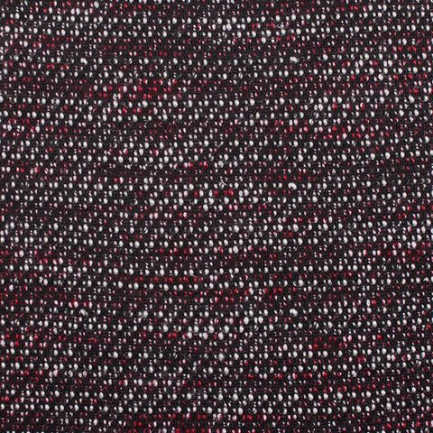 Red Marl Chunky Knit, Polyester, 317 gsm
