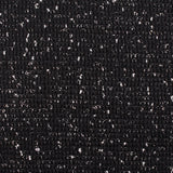 Black Marl Interlock Knit, Polyester