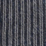 White Vertical-Stripe Chunky Knit, Polyester — texture
