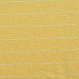 White Horizontal-Stripe Jersey Knit, Polyester