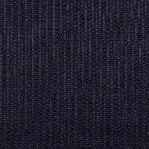 100% Polyester Interlock Knit Fabric, 418 gsm — Black