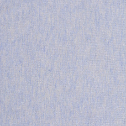 Light Blue Marl Jersey Knit, Cotton-Poly, 123 gsm