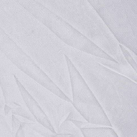 Polyester Viscose Stretch Piqué Knit Fabric, 106 gsm — White