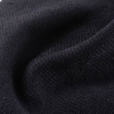 Polyester Cotton Interlock Knit Fabric, 317 gsm — Black