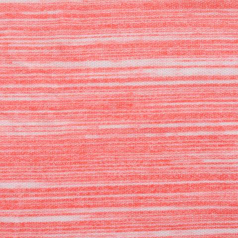 Red Marl French Terry, Poly-Viscose, 205 gsm