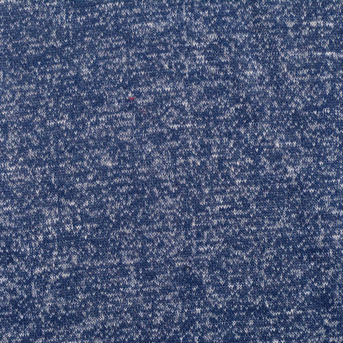 Blue Marl French Terry, Poly-Cotton, 222 gsm