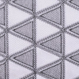 Black Geometric-Triangle Knit, Polyester