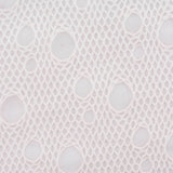 White Openwork Knit, Polyester