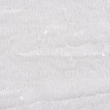 White Sequin Chiffon, Polyester — texture