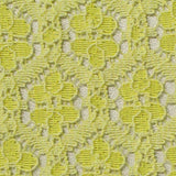 Lime Floral Lace, Cotton — texture