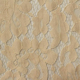 Light Beige Floral Lace, Cotton
