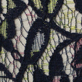 Black Floral Lace, Cotton — texture