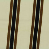 Cream Vertical-Stripe Jacquard, Polyester