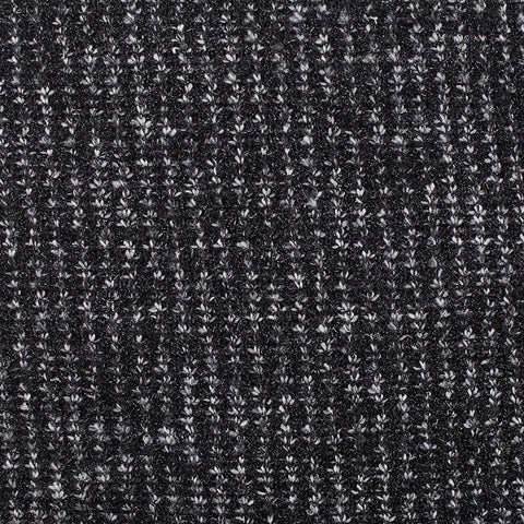 Black Marl Jacquard, Polyester, 370 gsm
