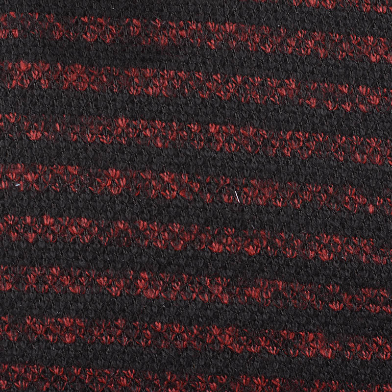 Red Horizontal-Band Jacquard, Polyester