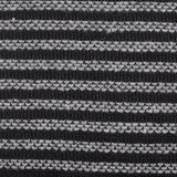 Black Horizontal-Stripe Jacquard, Polyester