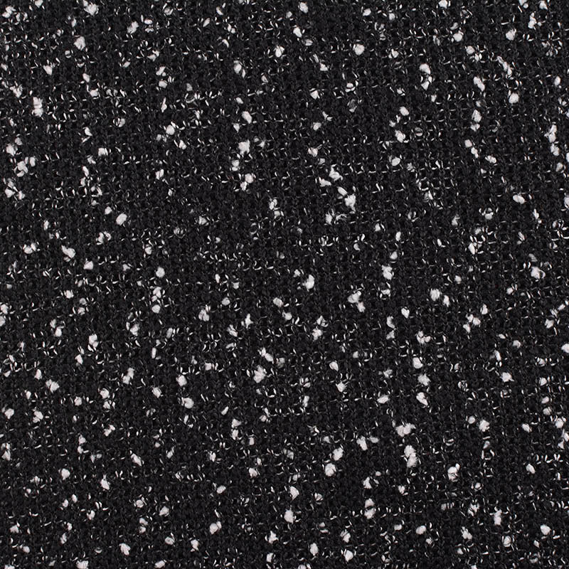 Black Marl Knit, Polyester, 373 gsm