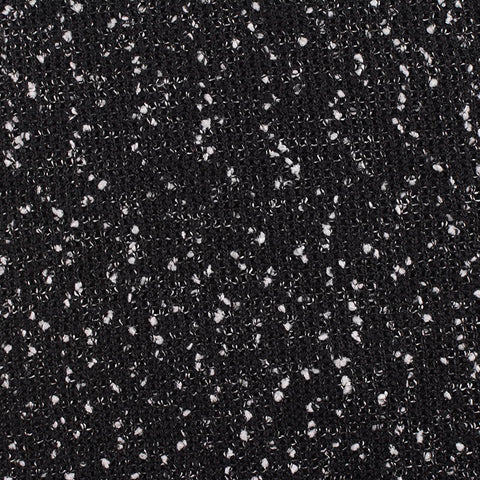 Black Marl Knit, Polyester, 373 gsm