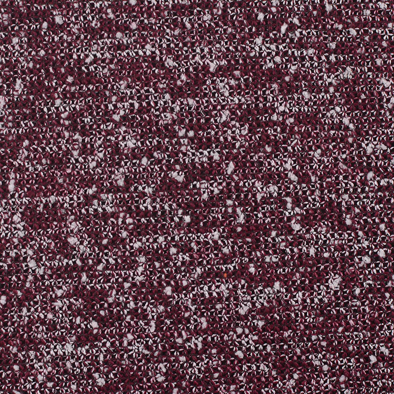 Burgundy Marl Knit, Polyester, 396 gsm