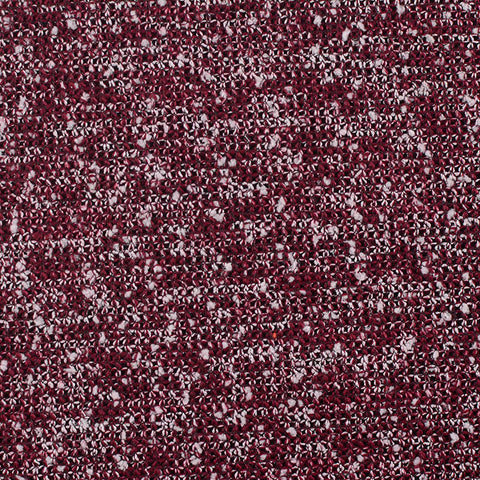 Burgundy Marl Knit, Polyester, 396 gsm