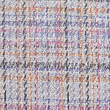 Black Bold-Plaid Knit, Poly-Cotton — texture